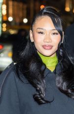 SUNISA LEE at Tory Burch Show at NYFW in New York City 02/11/2026