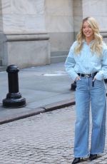 SYDNEY SWEENEY Arrives at New York Stock Exchange to Ring Opening Bell 02/09/2026