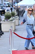 SYDNEY SWEENEY Arrives at New York Stock Exchange to Ring Opening Bell 02/09/2026