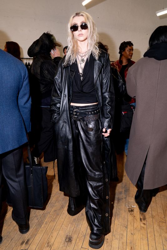 TAYLOR MOMSEN at R13 FW26 Press Preview in New York 02/16/2026