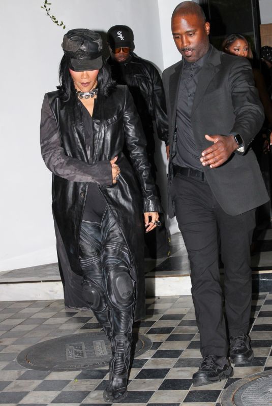 TEYANA TAYLOR Arrives at NBA All-Star After-party at Bird Streets Club in West Hollywood 02/15/2026