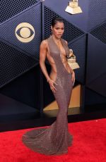 TEYANA TAYLOR at 68th GRAMMY Awards at Crypto.com Arena in Los Angeles 02/01/2026