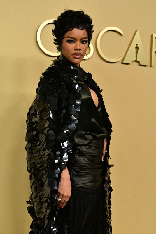 TEYANA TAYLOR at 98th Oscar Nominees Luncheon at The Beverly Hilton in Beverly Hills 02/10/2026
