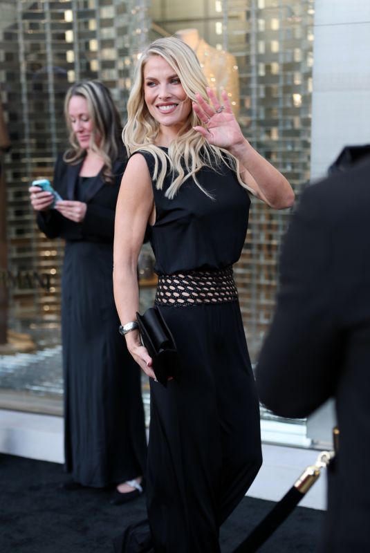 ALI LARTER Arrives at Giorgio Armani