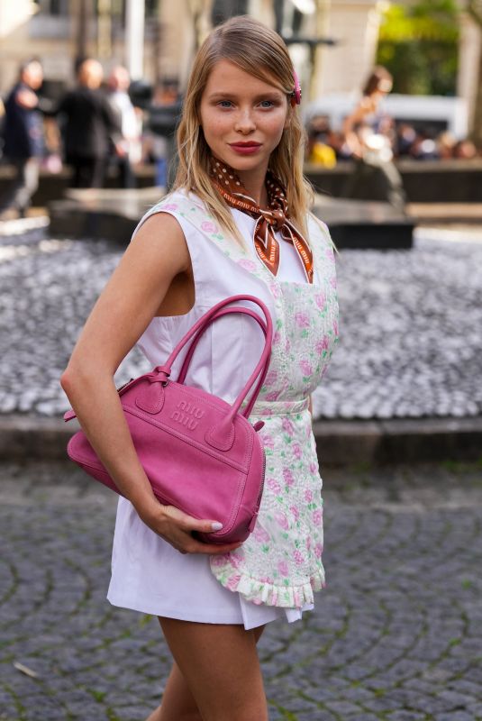 ALLA BRULETOVA at Miu Miu Womenswear Fall/Winter 2026-2027 Show in Paris 03/10/2026