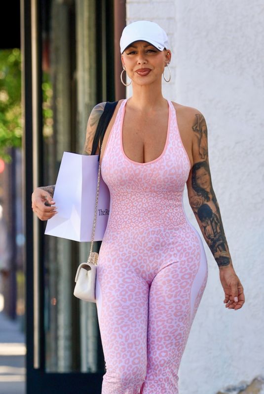 AMBER ROSE Out Shopping in West Hollywood 03/12/2026