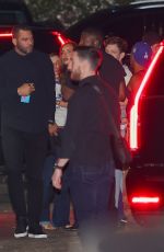 ANASTASIA KARANIKOLAOU Arrives at Justin Bieber