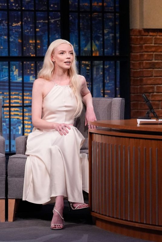 ANYA TAYLOR-JOY at Late Night with Seth Meyers 03/19/2026