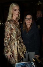 ANYA TAYLOR-JOY Leaves Le Bristol Hotel at Paris Fashion Week in Paris 03/04/2026
