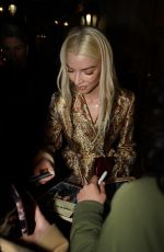 ANYA TAYLOR-JOY Leaves Le Bristol Hotel at Paris Fashion Week in Paris 03/04/2026