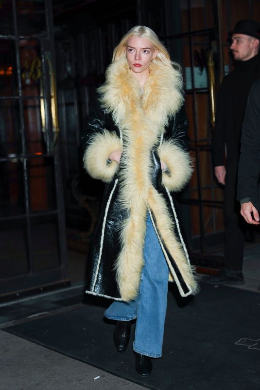 ANYA TAYLOR-JOY Night Out in East Village in New York City 03/18/2026