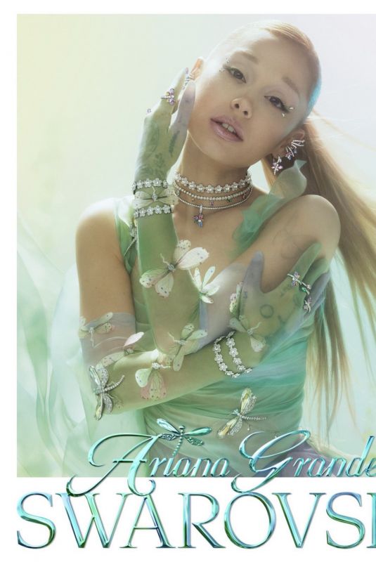 ARIANA GRANDE for Swarovski’s Dragonfly Jewellery Collection, March 2026