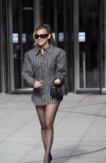 ASHLEY ROBERTS Leaves BBC TV Center in London 03/11/2026