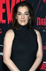 AYELET ZURER at Daredevil: Born Again Season 2 Launch Event at Drai