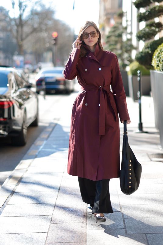 BARBARA PALVIN Out and About in Paris 03/02/2026
