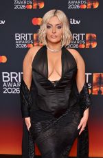 BEBE REXHA at BRIT Awards 2026 at Co-op Live in Manchester 02/28/2026