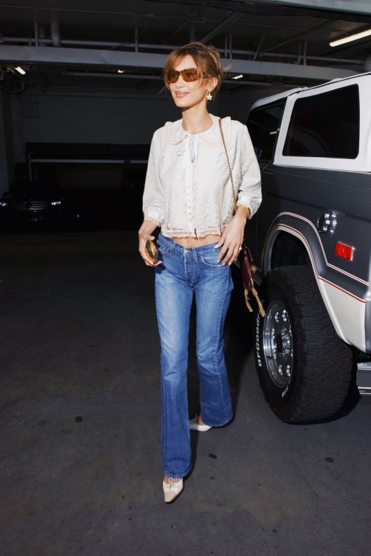 BELLA HADID Arrives at Orebella Jasmine Blues Launch Party in Los Angeles 03/22/2026