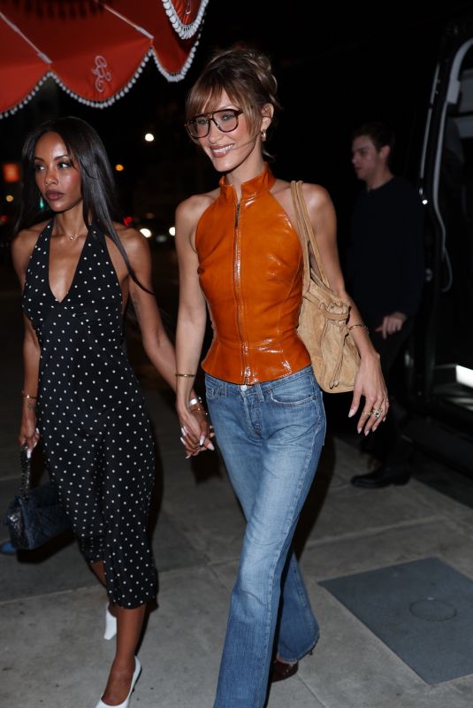 BELLA HADID Out for Dinner with Friends at Bird Streets Club in West Hollywood 03/20/2026