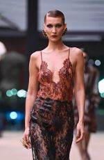 BELLA HADID Walks Runway at Saint Laurent Womenswear Fall/Winter 2026-2027 Show at Paris Fashion Week 03/03/2026