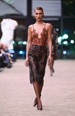 BELLA HADID Walks Runway at Saint Laurent Womenswear Fall/Winter 2026-2027 Show at Paris Fashion Week 03/03/2026