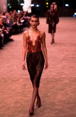 BELLA HADID Walks Runway at Saint Laurent Womenswear Fall/Winter 2026-2027 Show at Paris Fashion Week 03/03/2026