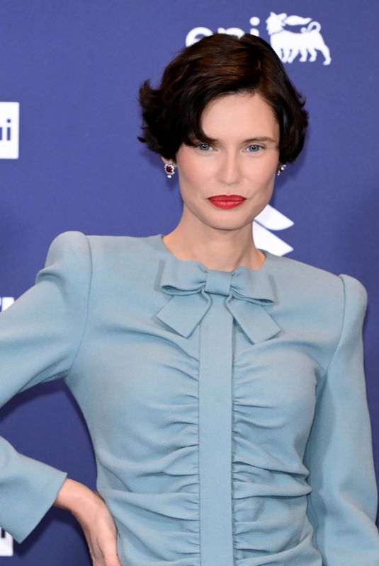 BIANCA BALTI at a Photocall at 76th Sanremo Italian Song Festival 02/27/2026