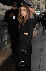 BLANCA SUAREZ Arrives at Nina Ricci Womenswear Spring/Summer 2026 Show at Paris Fashion Week 10/03/2025