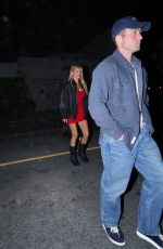 BROOKS NADER at Dinner Date with Taron Egerton at Giorgio Baldi in Santa Monica 03/28/2026