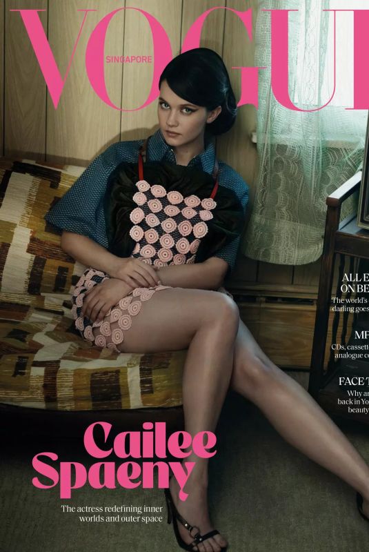CAILEE SPAENY on the Cover of Vogue Singapore, April 2026
