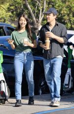 CAYLEE COWAN and Casey Affleck Out for Coffee at Blue Bottle in Los Feliz 03/25/2026