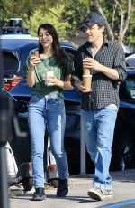 CAYLEE COWAN and Casey Affleck Out for Coffee at Blue Bottle in Los Feliz 03/25/2026