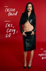 CAZZIE DAVID for Cosmopolitan Magazine, March 2026