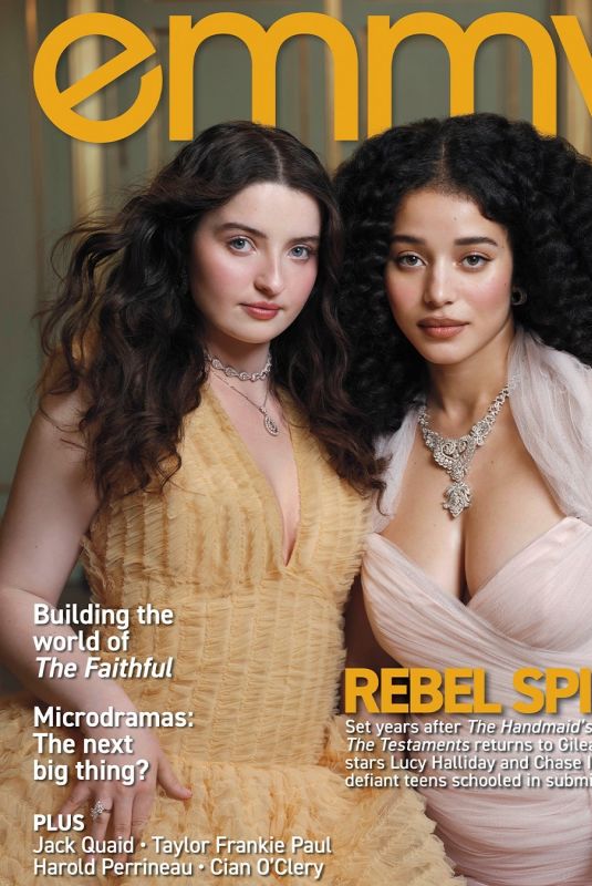 CHASE INFINITI and LUCY HALLIDAY for Emmy Magazine, April 2026