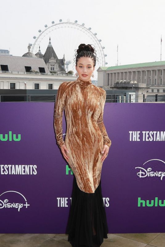 CHASE INFINITI at UK Photocall for The Testaments at Raffles in London 03/26/2026