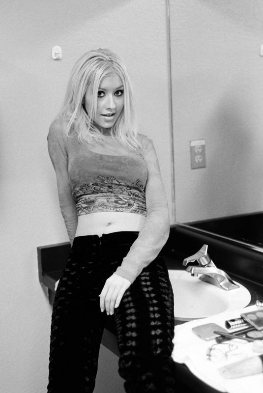 CHRISTINA AGUILERA at a Photoshoot 2001
