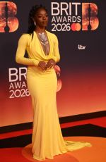 CORINNA BROWN at BRIT Awards 2026 at Co-op Live in Manchester 02/28/2026