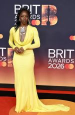 CORINNA BROWN at BRIT Awards 2026 at Co-op Live in Manchester 02/28/2026