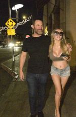 COURTNEY STODDEN and Jared Safier Out for Dinner at Maybourne Beverly Hills 03/14/2026