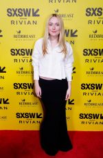 DAKOTA FANNING at The Sun Never Sets Premiere at SXSW in Austin 03/13/2026