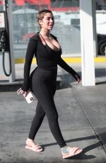 DANIELLE BREGOLI at a Gas Station in Los Angeles 03/04/2026