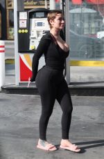 DANIELLE BREGOLI at a Gas Station in Los Angeles 03/04/2026