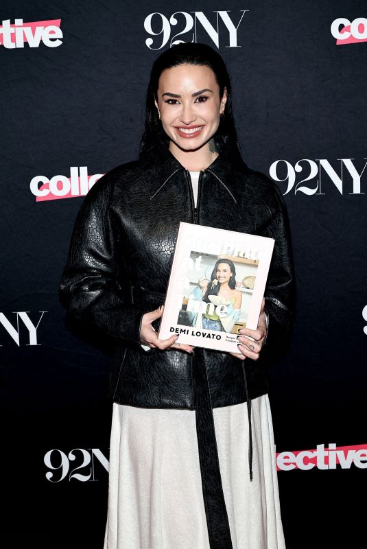 DEMI LOVATO at Demi Lovato In Conversation: One Plate At A Time at 92NY in New York City 03/17/2026