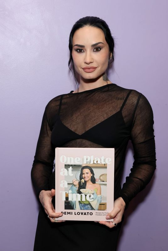 DEMI LOVATO at One Plate at a Time Cookbook Discussion at The Novo in Los Angeles 03/20/2026