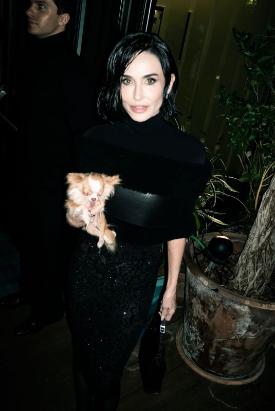 DEMI MOORE Arrives at Gucci FW26 Dinner Party at Milan Fashion Week 02/27/2026
