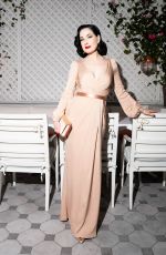 DITA VON TEESE at at Lashify x Dita Von Teese Pre-Oscar Dinner at San Vicente Bungalows in West Hollywood 03/11/2026