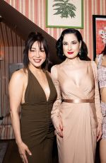 DITA VON TEESE at at Lashify x Dita Von Teese Pre-Oscar Dinner at San Vicente Bungalows in West Hollywood 03/11/2026