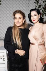 DITA VON TEESE at at Lashify x Dita Von Teese Pre-Oscar Dinner at San Vicente Bungalows in West Hollywood 03/11/2026