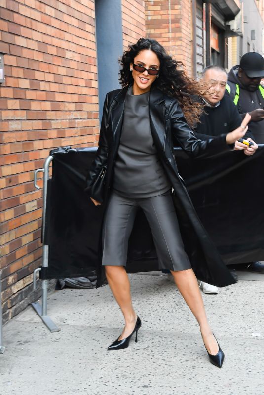 EIZA GONZALEZ Arrives for Taping of The Daily Show in New York 03/26/2026