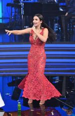 ELETTRA LAMBORGHINI at Canzonissima Broadcast, at Rai Auditorium at Foro Italico in Rome 03/21/2026