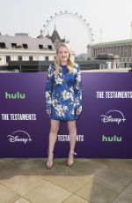 ELISABETH MOSS at UK Photocall for The Testaments at Raffles in London 03/26/2026